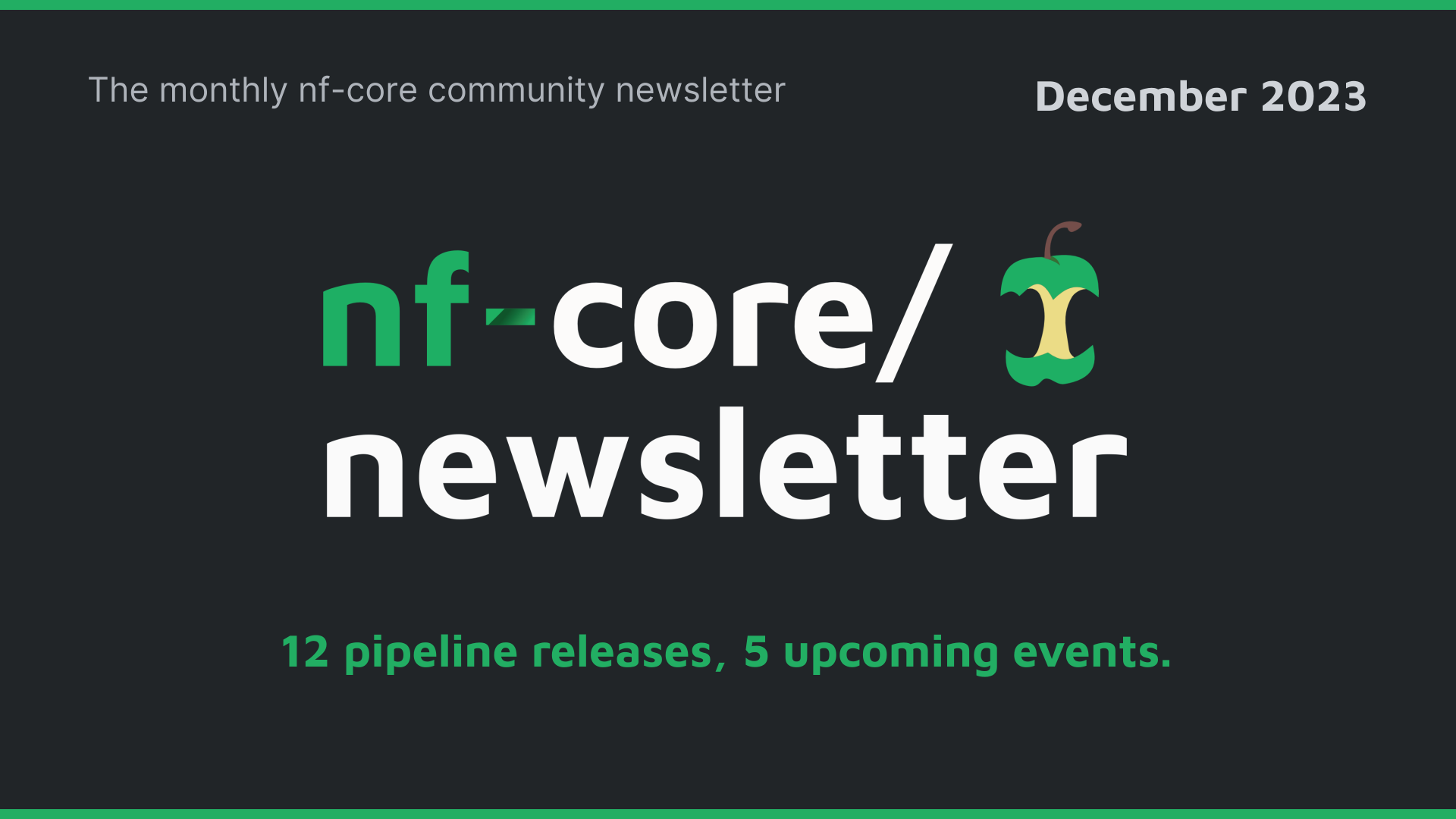 nf-core newsletter — December 2023
