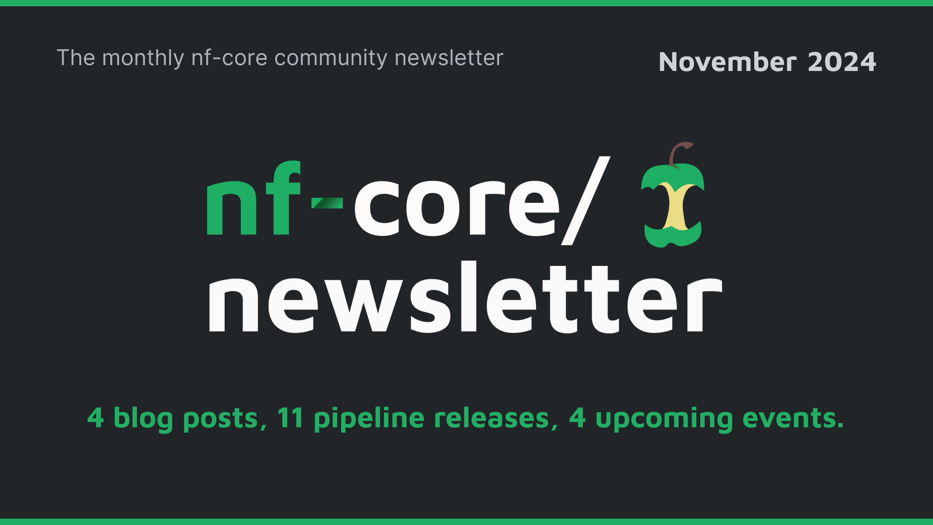 nf-core newsletter — November 2024